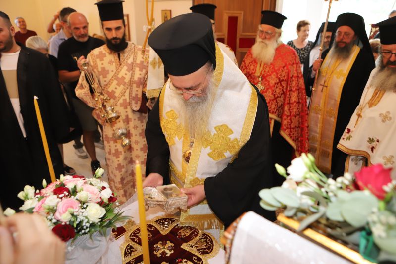 Υποδοχή Ιερού Λειψάνου Αγίου Εφραίμ Ν. Μάκρης στην Ιερά Μονή Μεταμορφώσεως του Σωτήρος Πρασινάδας Παρανεστίου. 